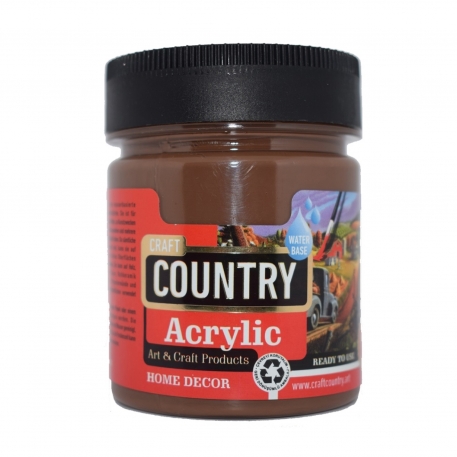Akrilik Hobi Boyası  155 Koyu Kahve 120cc