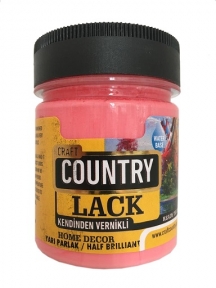 Kendinden Vernikli Lack Hobi Boyası 4014 Pembe 120cc