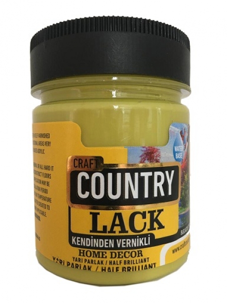 Kendinden Vernikli Lack Hobi Boyası 4037 Limon Küfü 550cc
