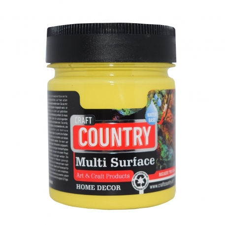 Multi Surface Hobi Boyası 1015 Limon Sarısı 120cc