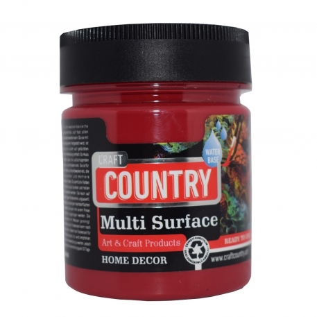 Multi Surface Hobi Boyası 1036 Karmen Kırmızı 2500cc