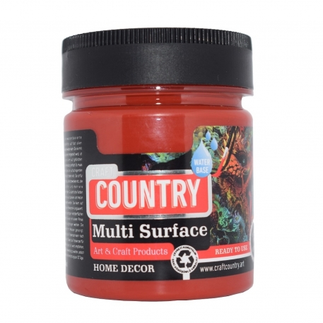 Multi Surface Hobi Boyası 1039 Koyu Kırmızı 550cc