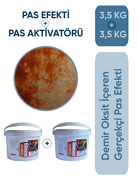 Pas Efekti 3,5 Kg + Pas Aktivatörü 3,5 Kg