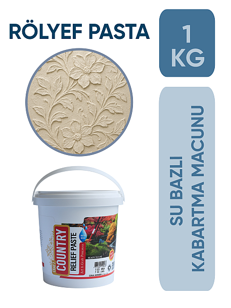 Rölyef Pasta 5701 Beyaz 1 KG